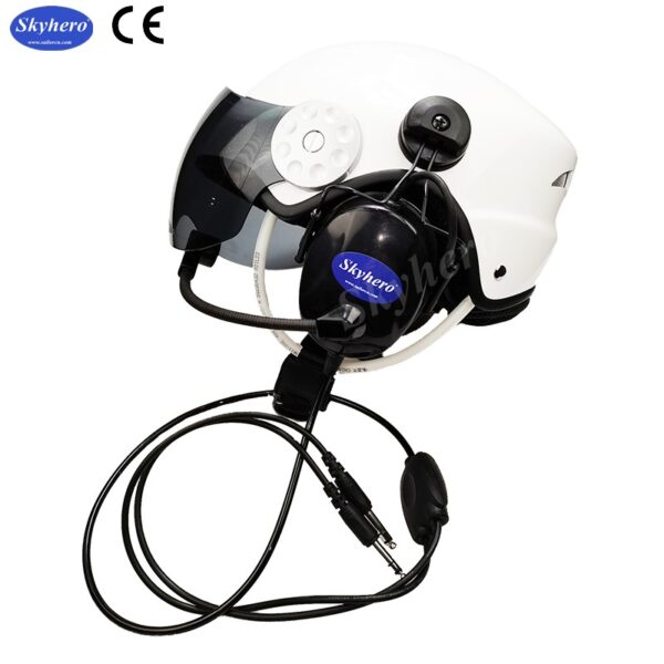 capacete com fonia e viseira GD-K01-XLR