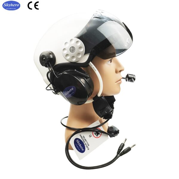 capacete com fonia e viseira GD-K01-XLR